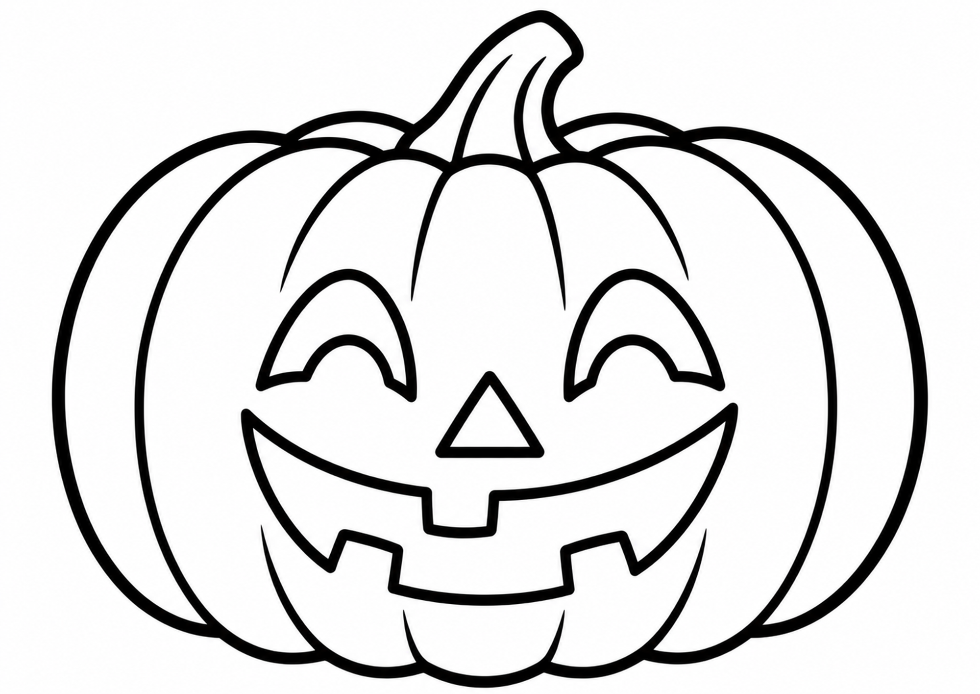 Fröhlicher Halloween-Kürbis