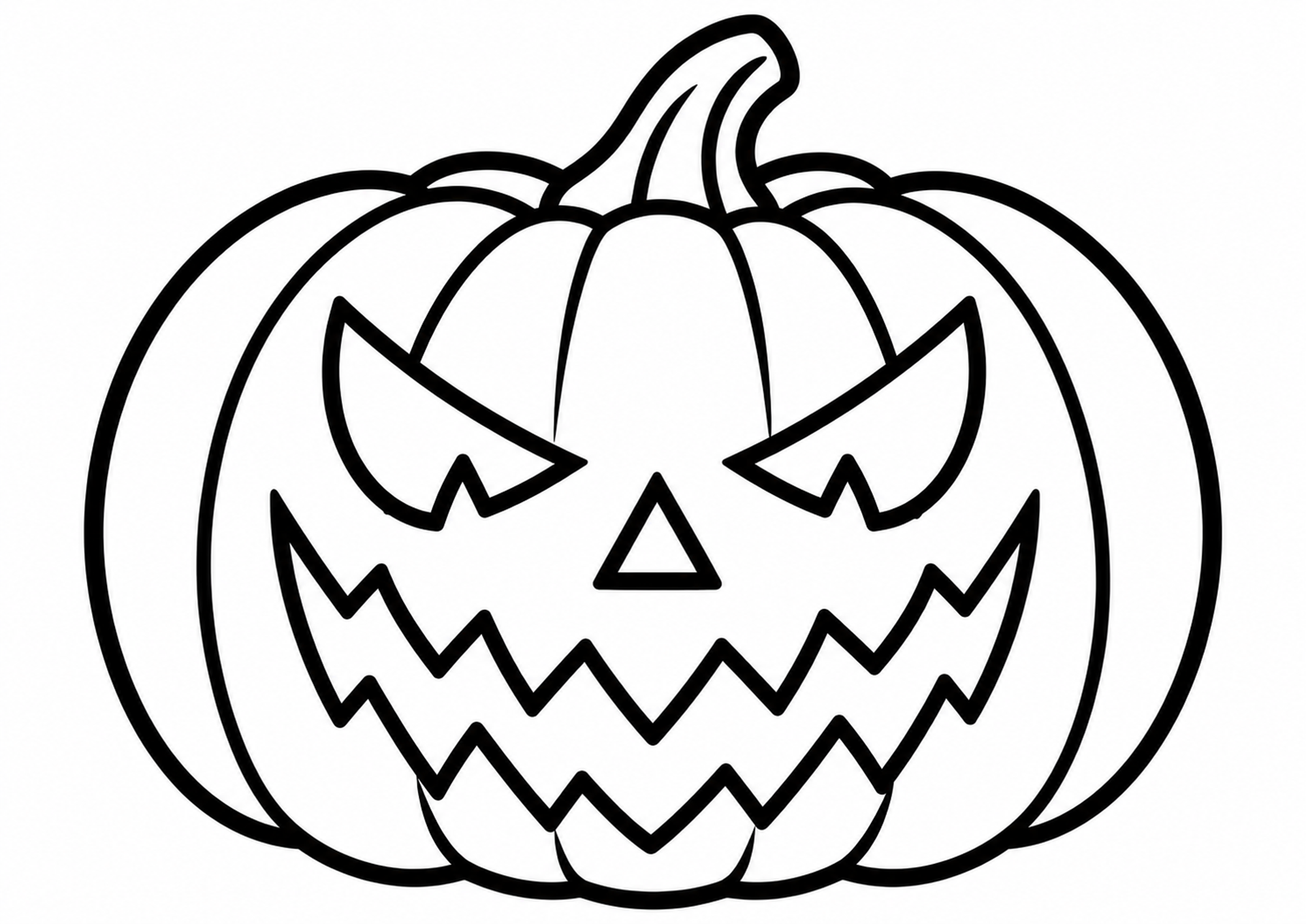 Gruseliger Halloween-Kürbis