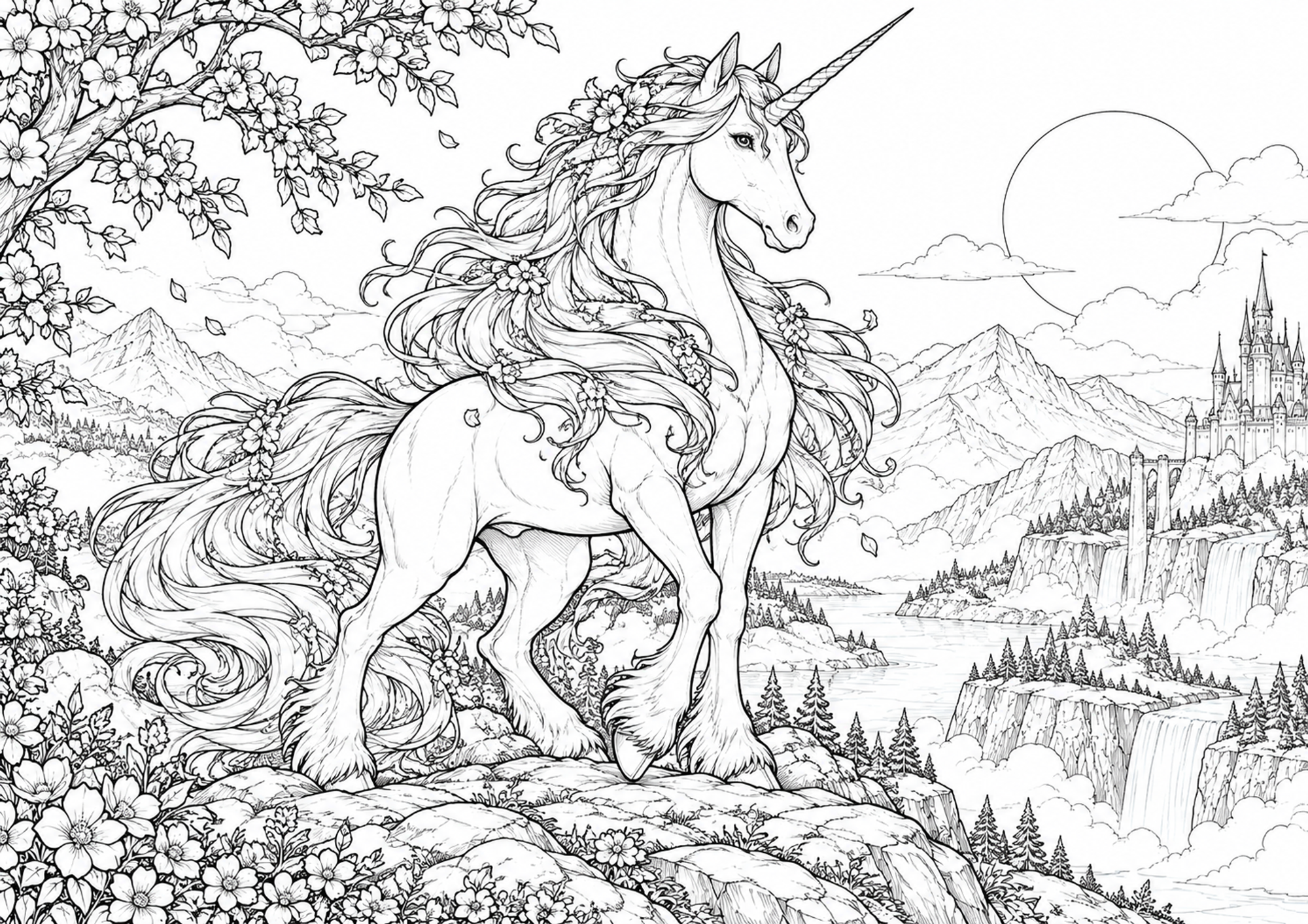 Majestätisches Einhorn
