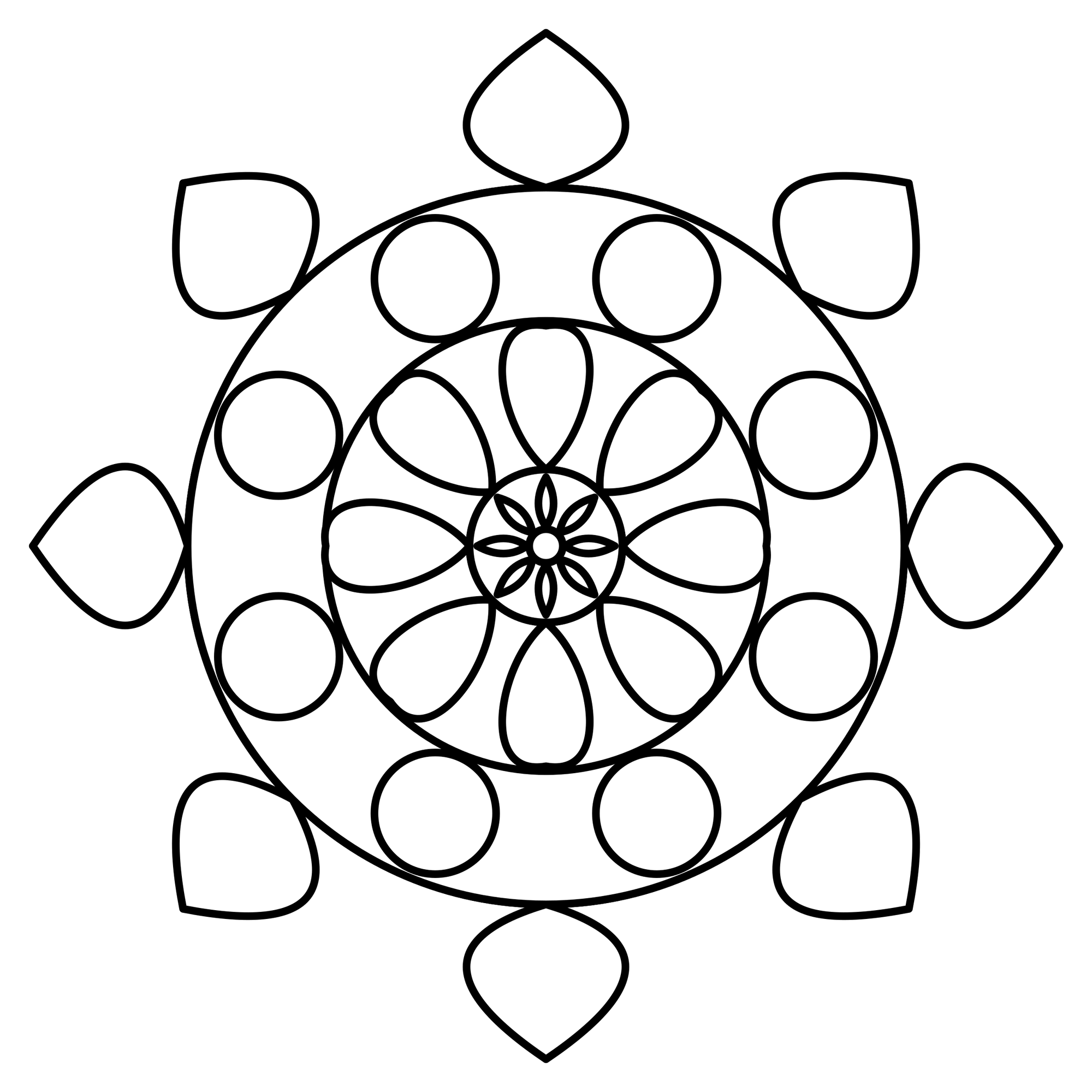 Sonnen-Mandala