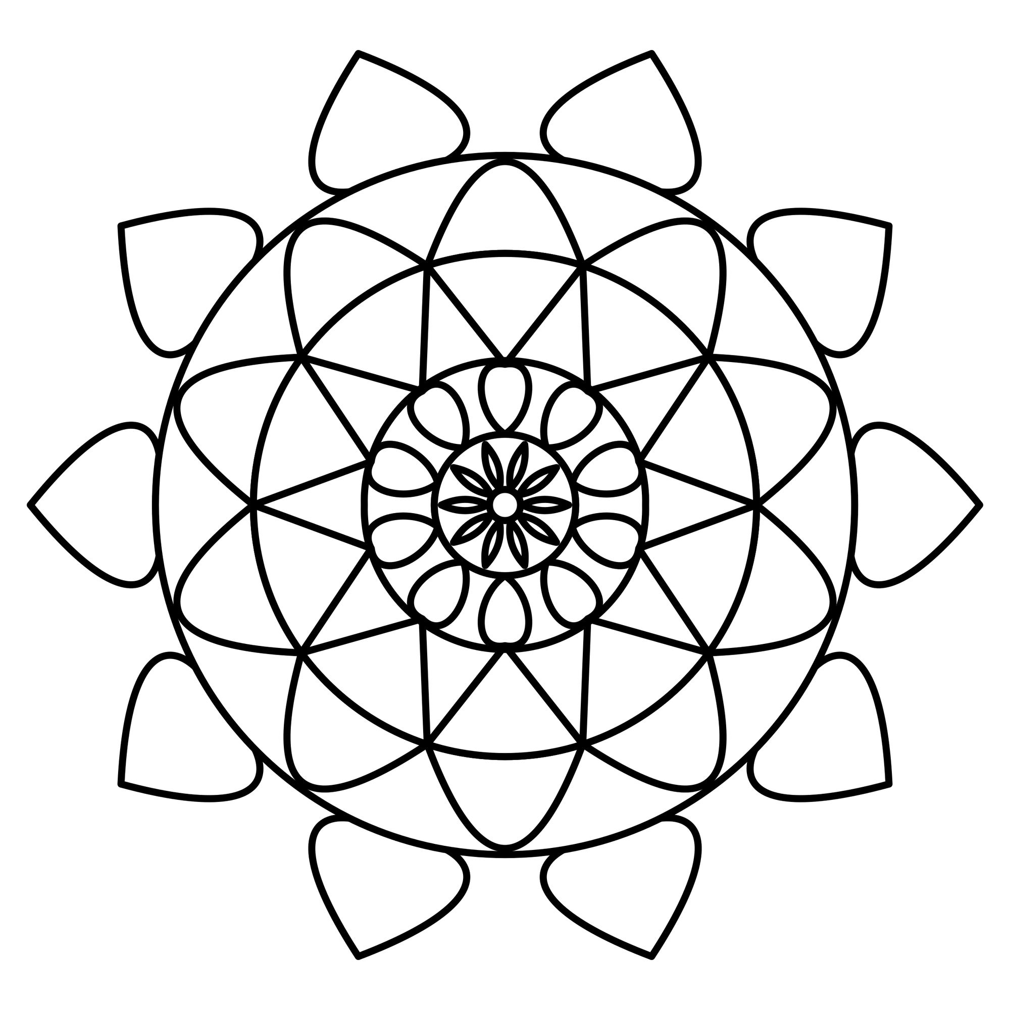Sternen-Mandala