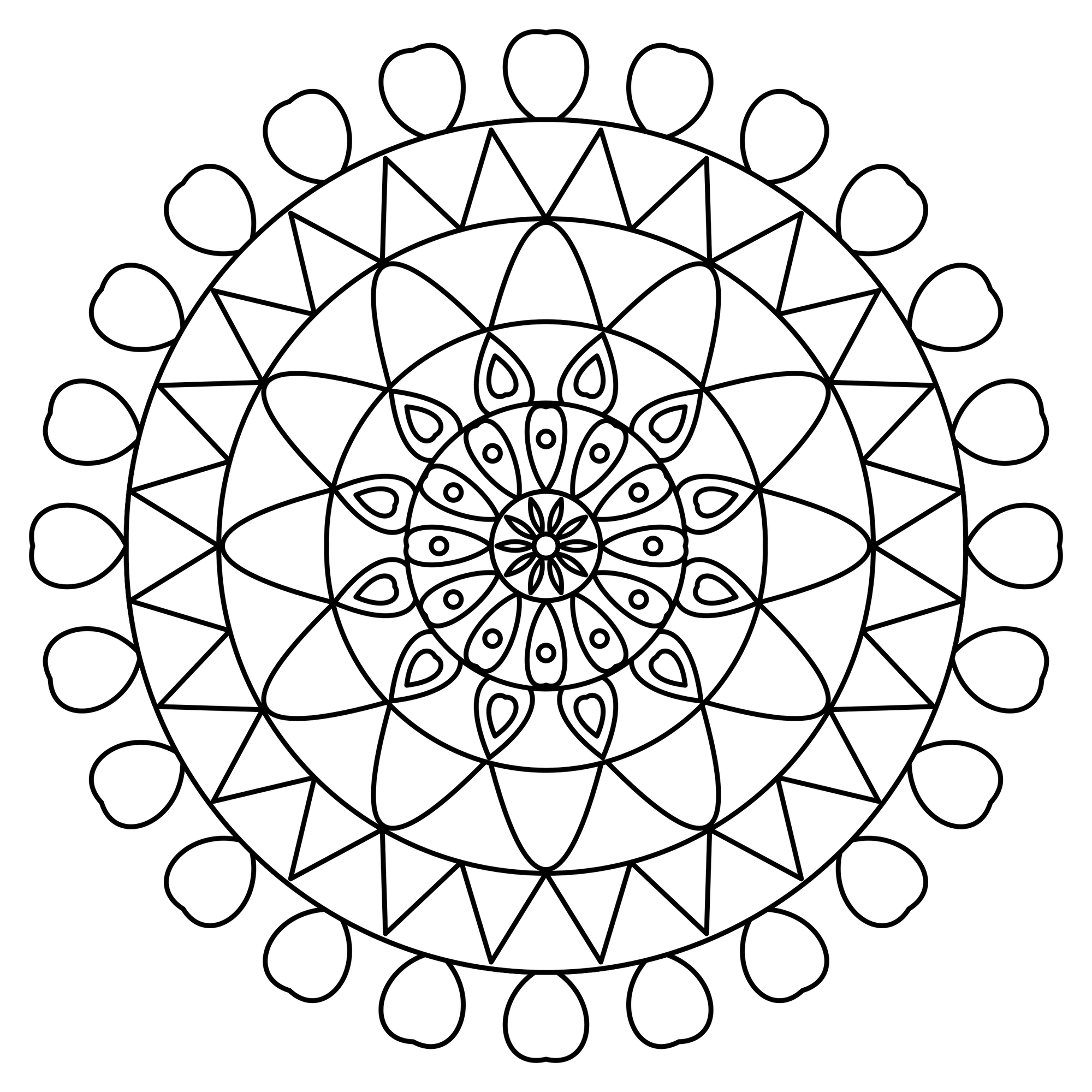 Wellen-Mandala