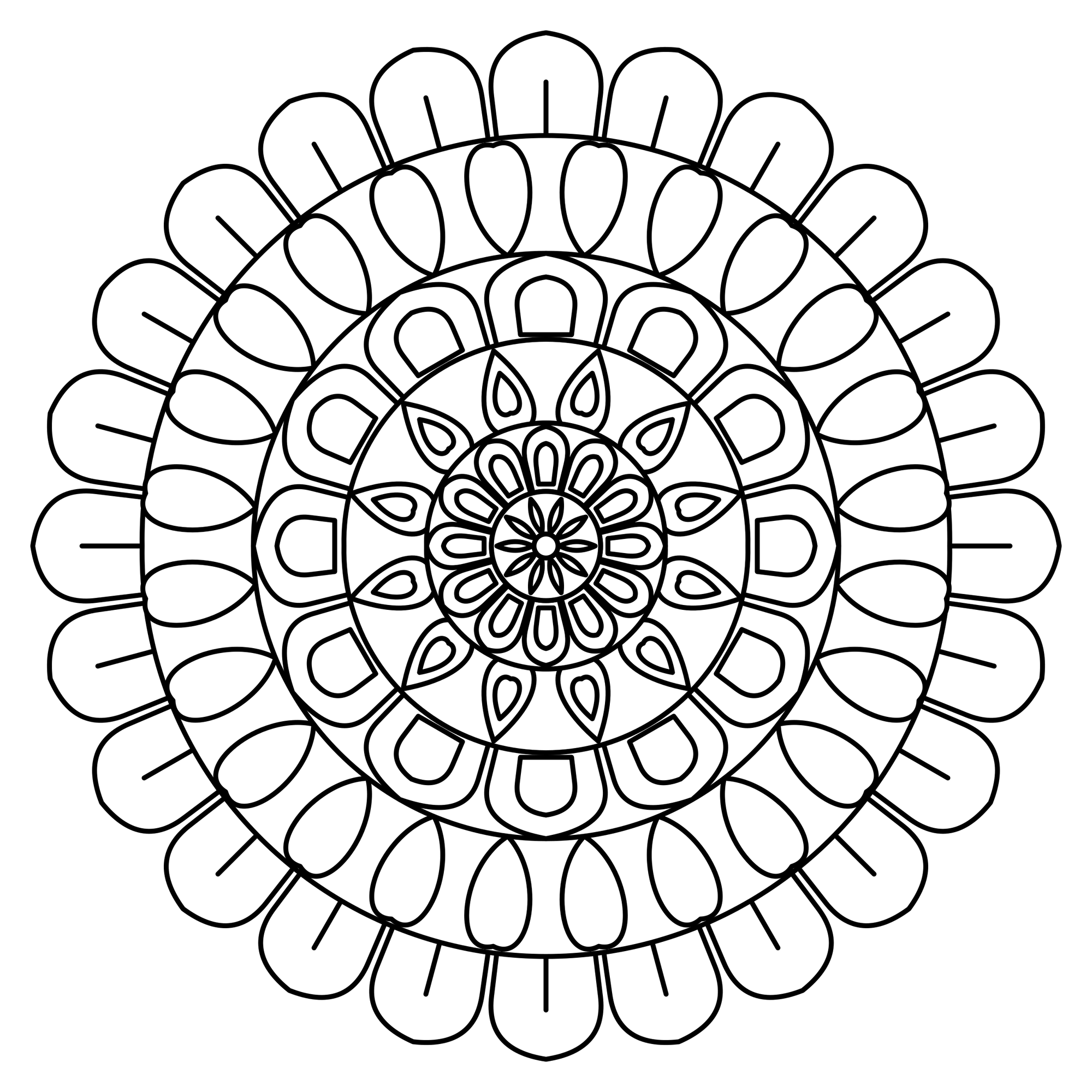 Kirchenfenster-Mandala
