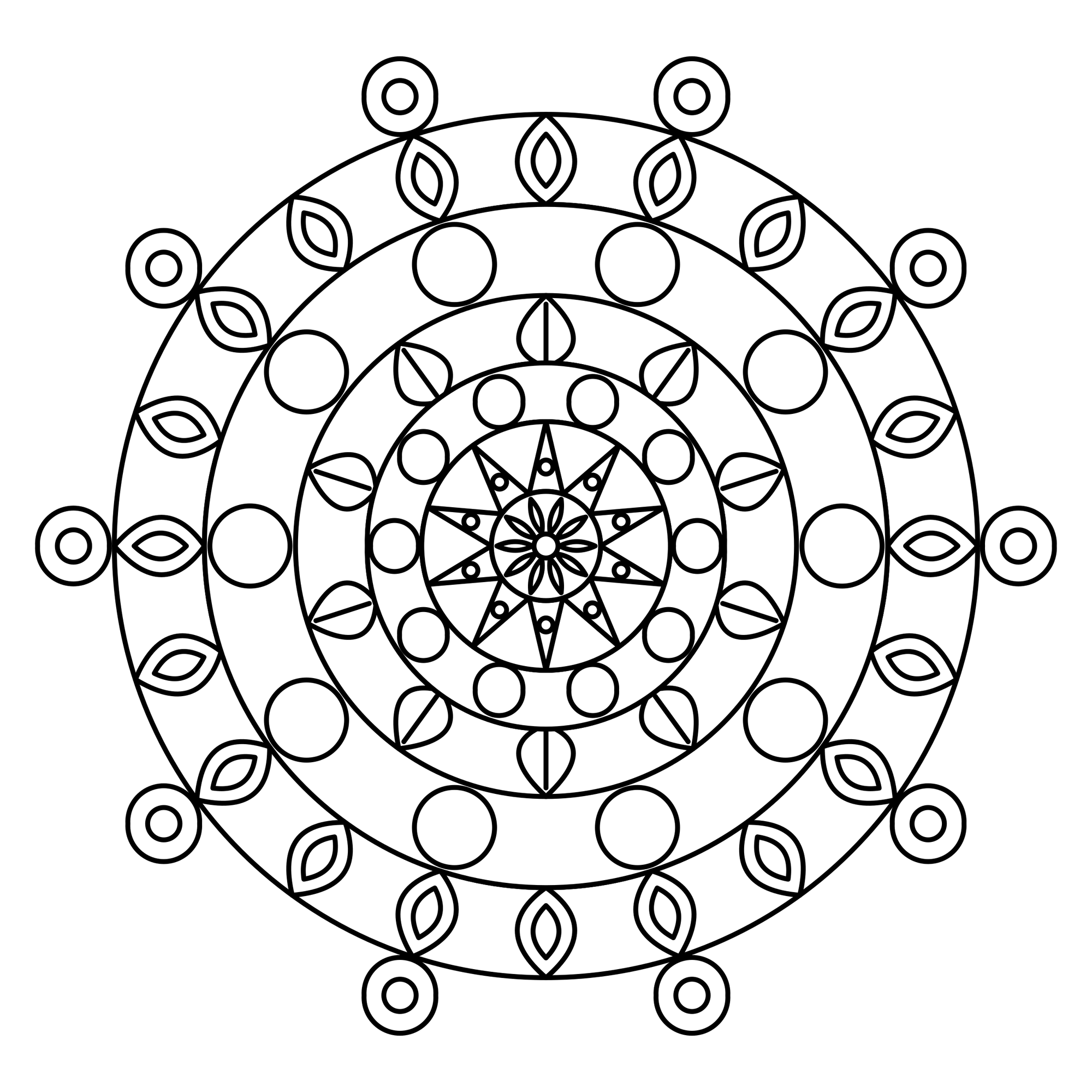 Punkte-Mandala