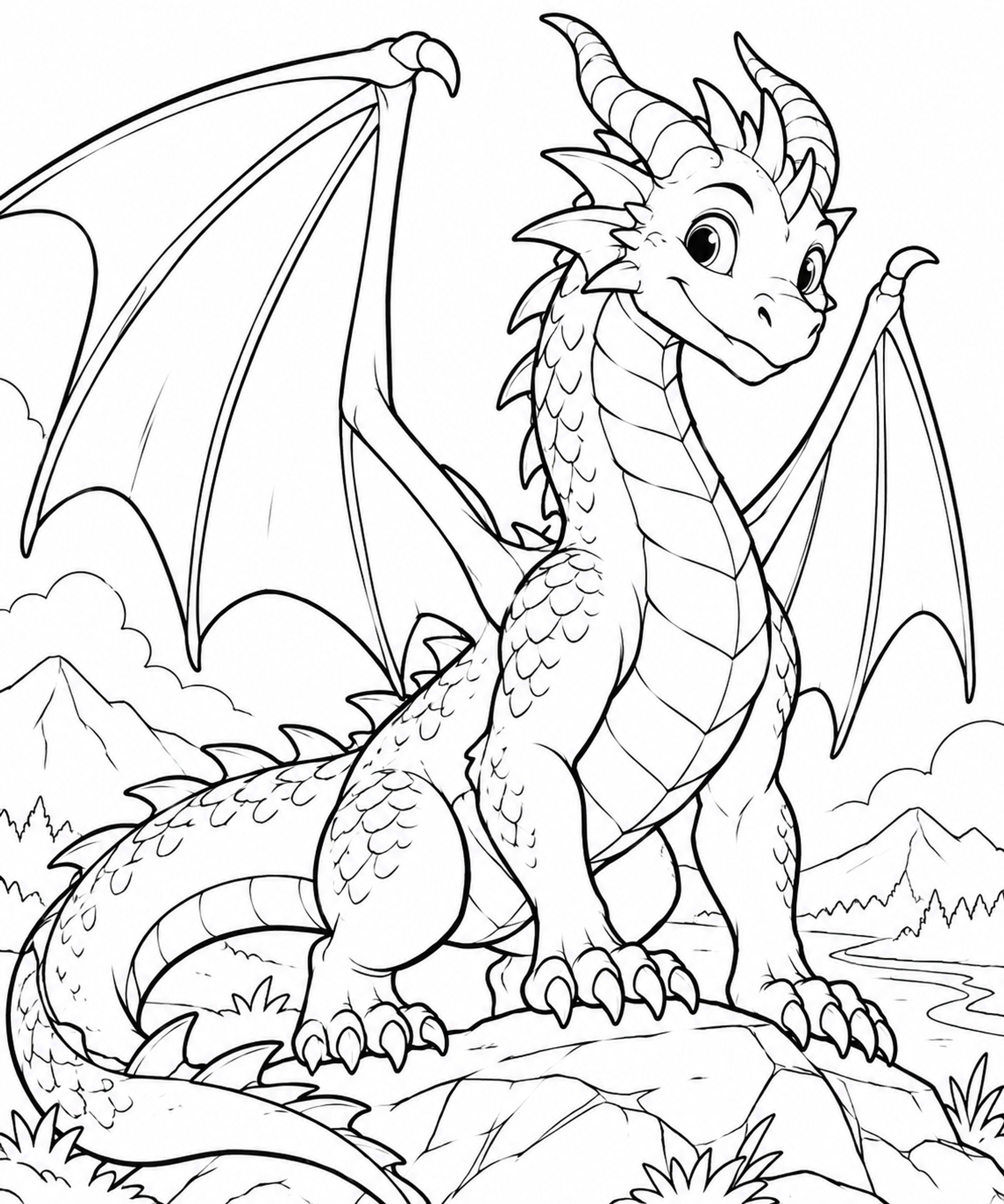 Netter Drache