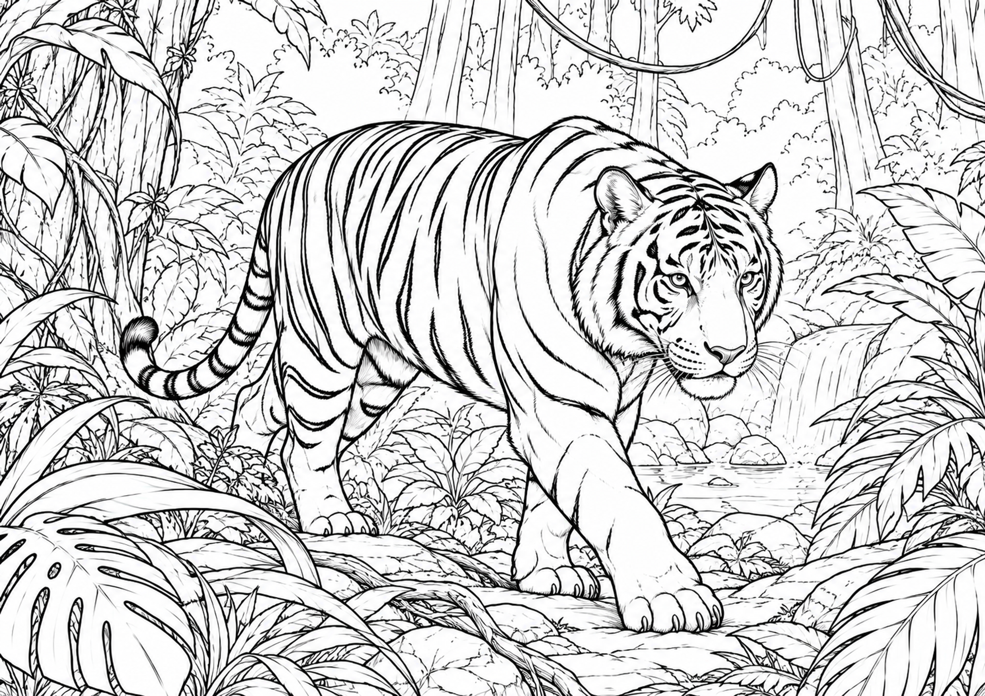 Tiger im Dschungel